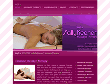 Tablet Screenshot of massagetherapycolumbus.com
